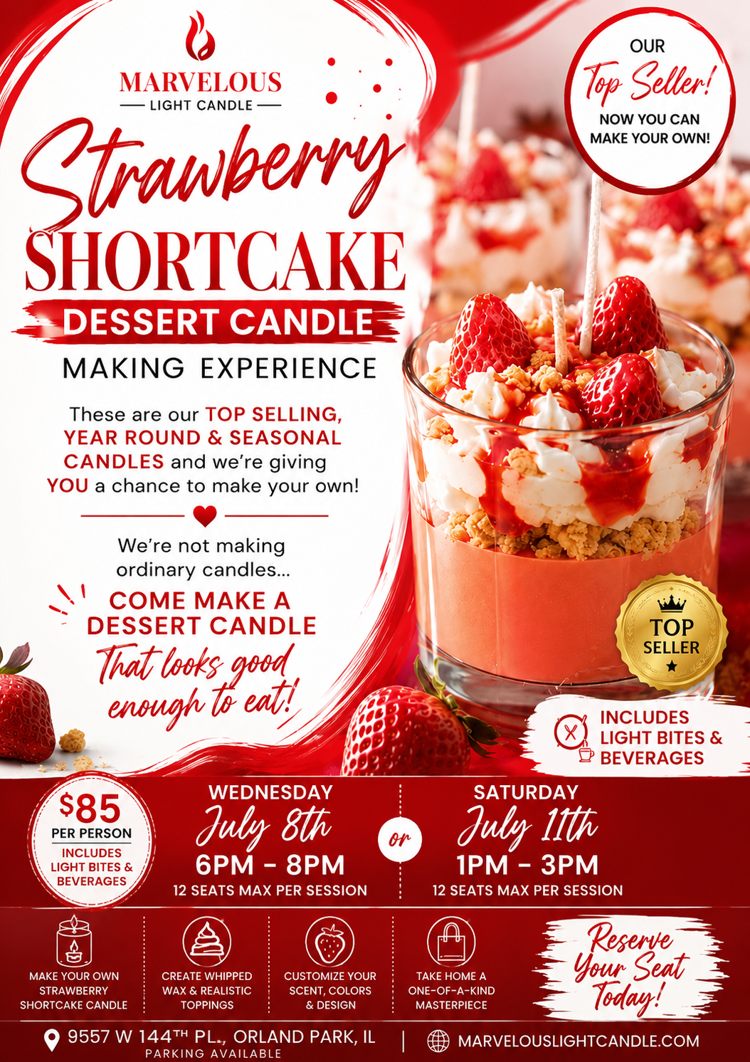 Dessert Candle Making Experience