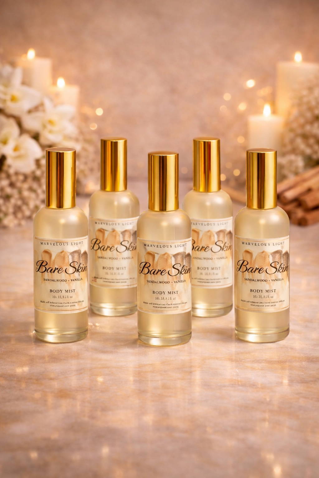 Marvelous Light Body Mist – Luxury Fragrance Spray