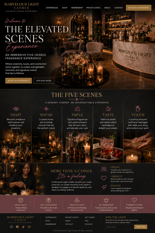 The Elevated 5 Senses Experience