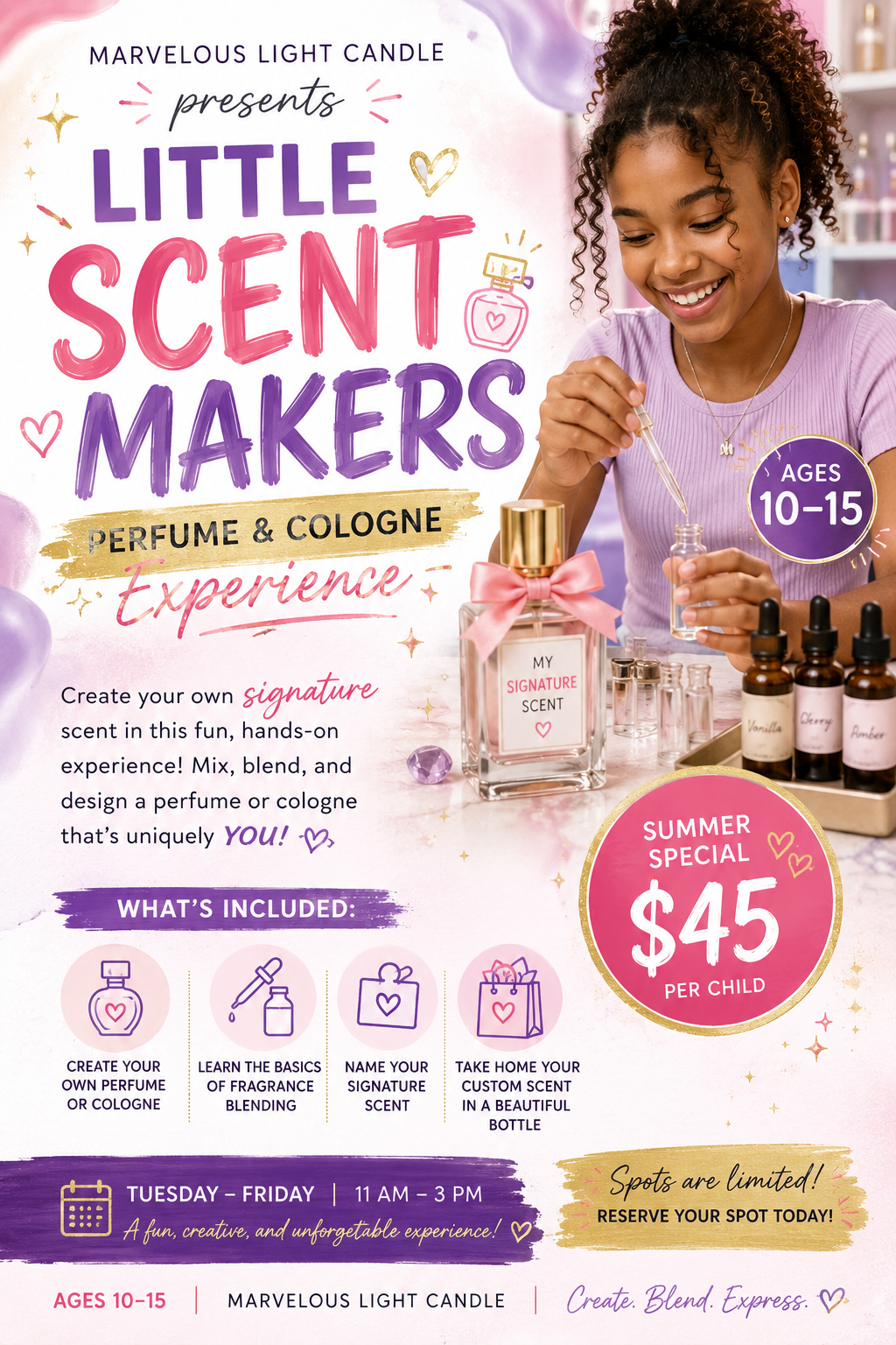 Perfume & Cologne Making Experience