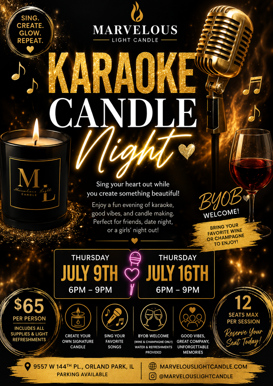 Karaoke Candle Night